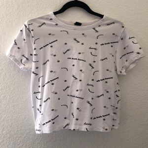 Soft Graphic cropped T-shirt